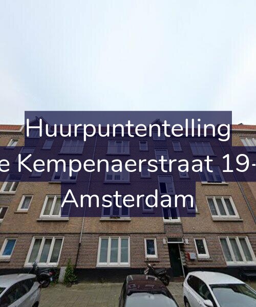 Foto gevel Huurpuntentelling voor De Kempenaerstraat 19-C, Amsterdam