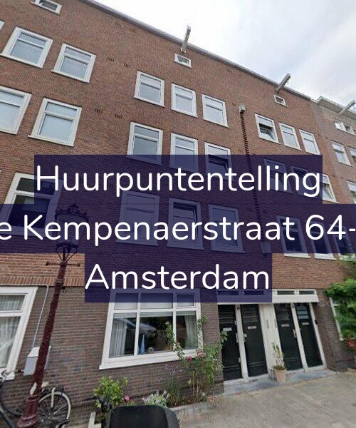 Foto gevel Huurpuntentelling voor De Kempenaerstraat 64-H, Amsterdam