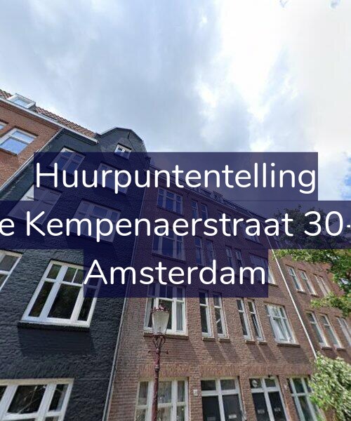 Foto gevel Huurpuntentelling voor De Kempenaerstraat 30-2, Amsterdam