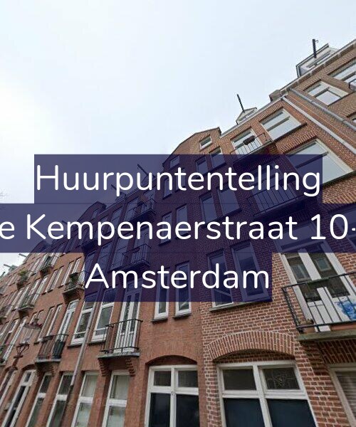 Foto gevel Huurpuntentelling voor De Kempenaerstraat 10-3, Amsterdam