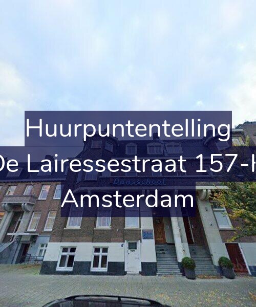 Foto gevel Huurpuntentelling voor De Lairessestraat 157-H, Amsterdam