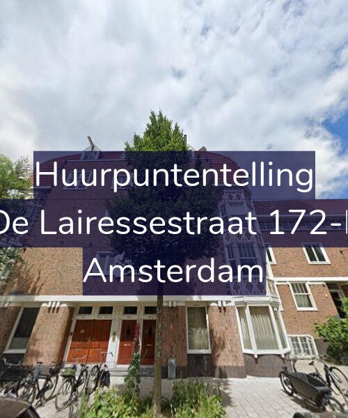 Foto gevel Huurpuntentelling voor De Lairessestraat 172-F, Amsterdam