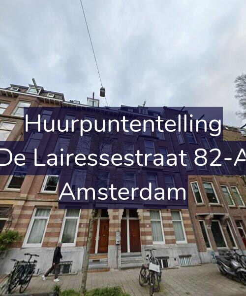 Foto gevel Huurpuntentelling voor De Lairessestraat 82-A, Amsterdam