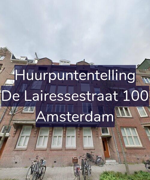 Foto gevel Huurpuntentelling voor De Lairessestraat 100, Amsterdam