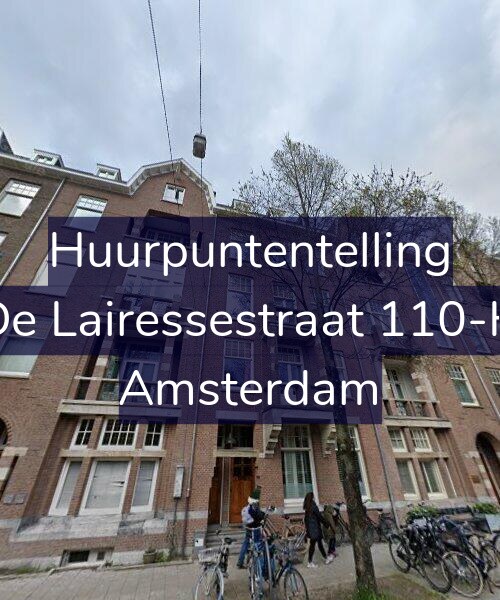 Foto gevel Huurpuntentelling voor De Lairessestraat 110-H, Amsterdam