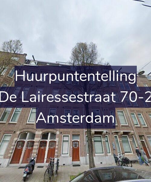 Foto gevel Huurpuntentelling voor De Lairessestraat 70-2, Amsterdam