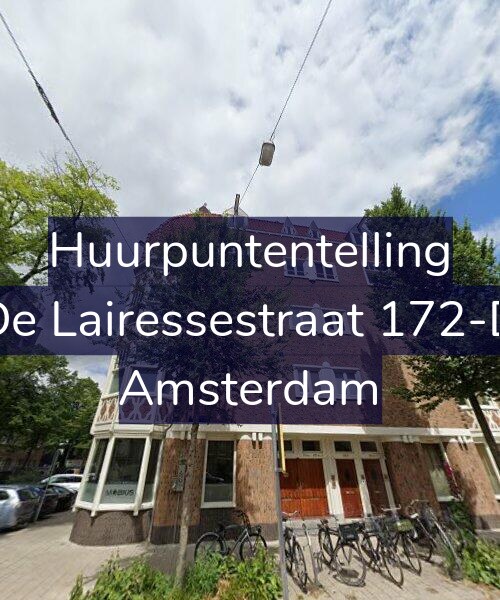 Foto gevel Huurpuntentelling voor De Lairessestraat 172-D, Amsterdam