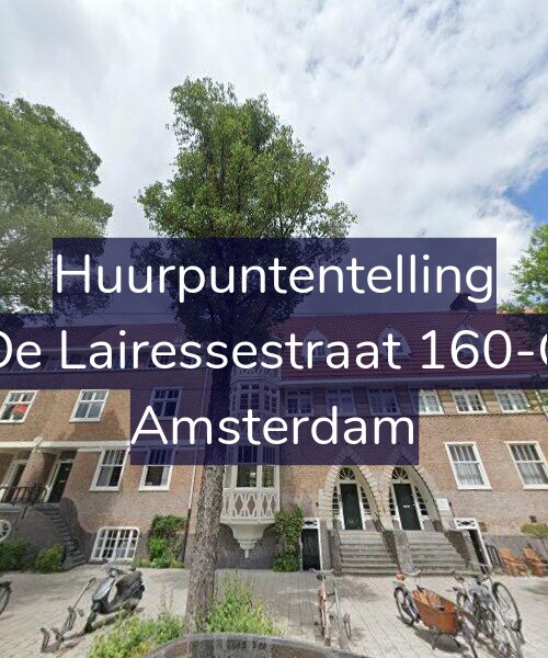 Foto gevel Huurpuntentelling voor De Lairessestraat 160-C, Amsterdam