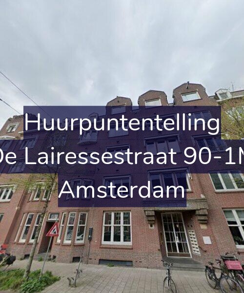Foto gevel Huurpuntentelling voor De Lairessestraat 90-1M, Amsterdam