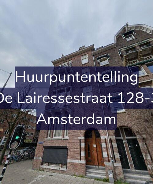 Foto gevel Huurpuntentelling voor De Lairessestraat 128-3, Amsterdam