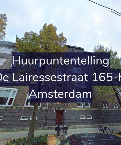 Foto gevel Huurpuntentelling voor De Lairessestraat 165-H, Amsterdam