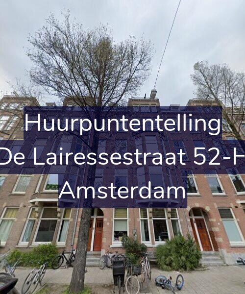 Foto gevel Huurpuntentelling voor De Lairessestraat 52-H, Amsterdam