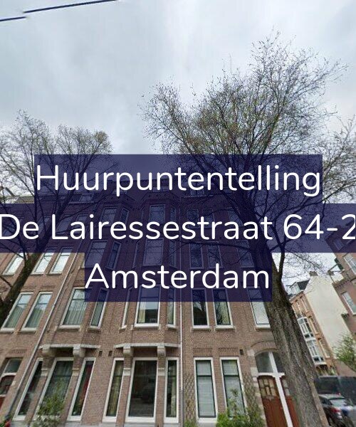 Foto gevel Huurpuntentelling voor De Lairessestraat 64-2, Amsterdam