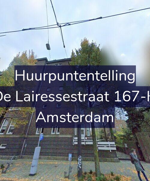 Foto gevel Huurpuntentelling voor De Lairessestraat 167-H, Amsterdam