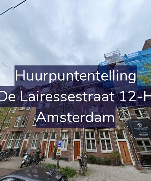 Foto gevel Huurpuntentelling voor De Lairessestraat 12-H, Amsterdam