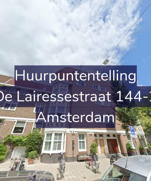 Foto gevel Huurpuntentelling voor De Lairessestraat 144-2, Amsterdam