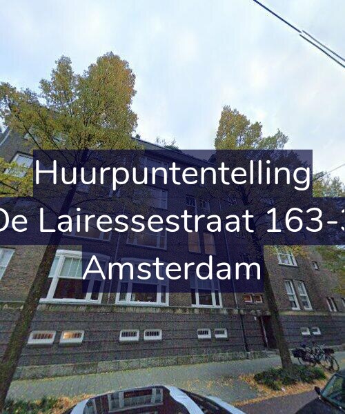 Foto gevel Huurpuntentelling voor De Lairessestraat 163-3, Amsterdam