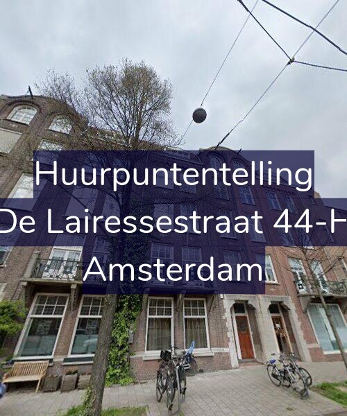 Foto gevel Huurpuntentelling voor De Lairessestraat 44-H, Amsterdam