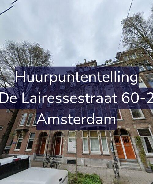 Foto gevel Huurpuntentelling voor De Lairessestraat 60-2, Amsterdam