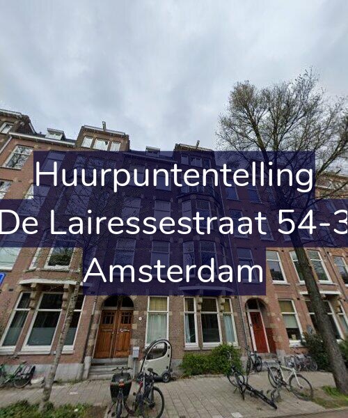 Foto gevel Huurpuntentelling voor De Lairessestraat 54-3, Amsterdam