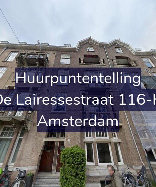 Foto gevel Huurpuntentelling voor De Lairessestraat 116-H, Amsterdam