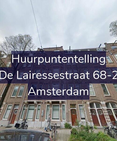 Foto gevel Huurpuntentelling voor De Lairessestraat 68-2, Amsterdam