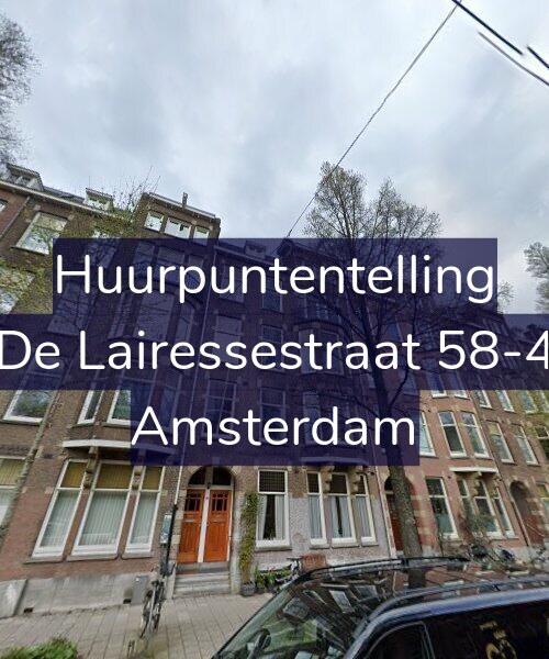 Foto gevel Huurpuntentelling voor De Lairessestraat 58-4, Amsterdam