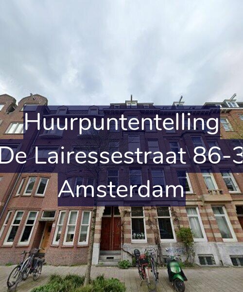 Foto gevel Huurpuntentelling voor De Lairessestraat 86-3, Amsterdam