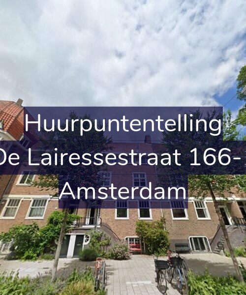 Foto gevel Huurpuntentelling voor De Lairessestraat 166-1, Amsterdam