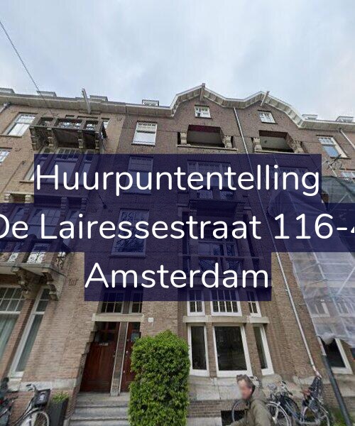 Foto gevel Huurpuntentelling voor De Lairessestraat 116-4, Amsterdam