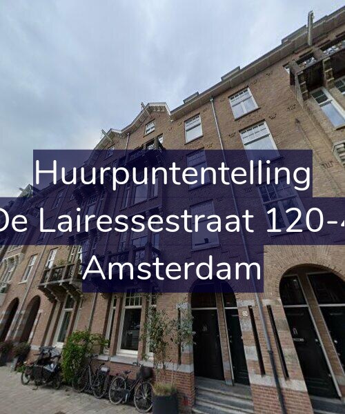 Foto gevel Huurpuntentelling voor De Lairessestraat 120-4, Amsterdam