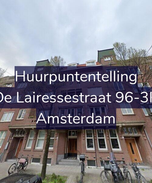 Foto gevel Huurpuntentelling voor De Lairessestraat 96-3R, Amsterdam
