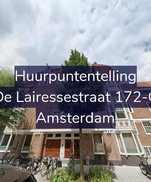 Foto gevel Huurpuntentelling voor De Lairessestraat 172-C, Amsterdam