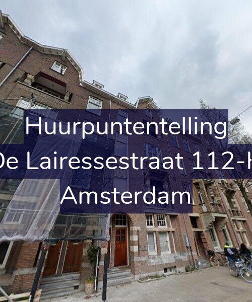 Foto gevel Huurpuntentelling voor De Lairessestraat 112-H, Amsterdam