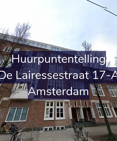 Foto gevel Huurpuntentelling voor De Lairessestraat 17-A, Amsterdam