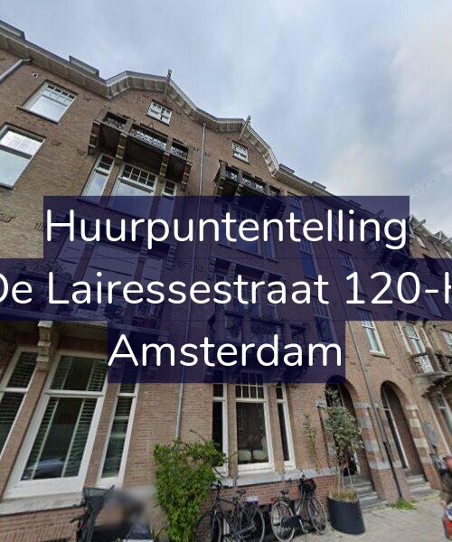 Foto gevel Huurpuntentelling voor De Lairessestraat 120-H, Amsterdam