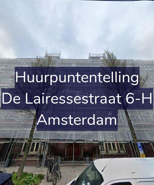 Foto gevel Huurpuntentelling voor De Lairessestraat 6-H, Amsterdam