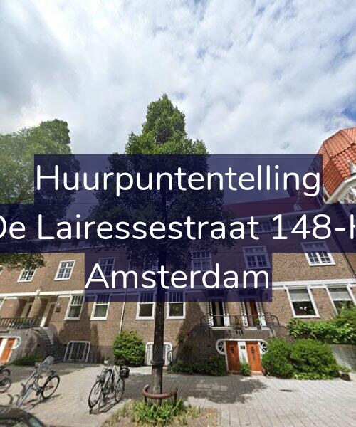 Foto gevel Huurpuntentelling voor De Lairessestraat 148-H, Amsterdam