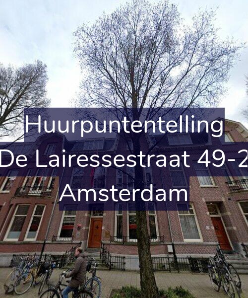 Foto gevel Huurpuntentelling voor De Lairessestraat 49-2, Amsterdam