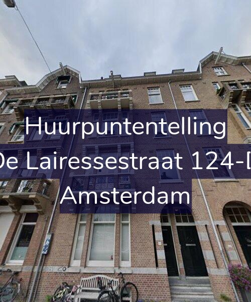 Foto gevel Huurpuntentelling voor De Lairessestraat 124-D, Amsterdam