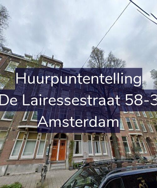 Foto gevel Huurpuntentelling voor De Lairessestraat 58-3, Amsterdam