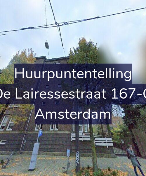 Foto gevel Huurpuntentelling voor De Lairessestraat 167-O, Amsterdam