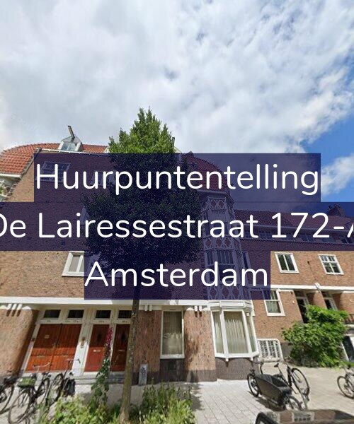 Foto gevel Huurpuntentelling voor De Lairessestraat 172-A, Amsterdam