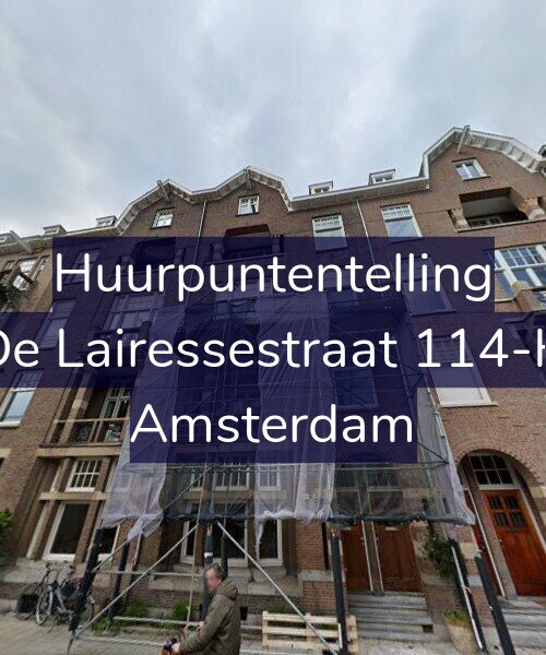 Foto gevel Huurpuntentelling voor De Lairessestraat 114-H, Amsterdam