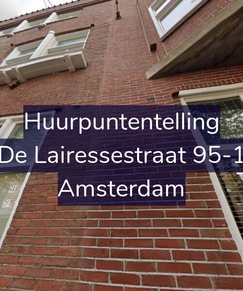 Foto gevel Huurpuntentelling voor De Lairessestraat 95-1, Amsterdam