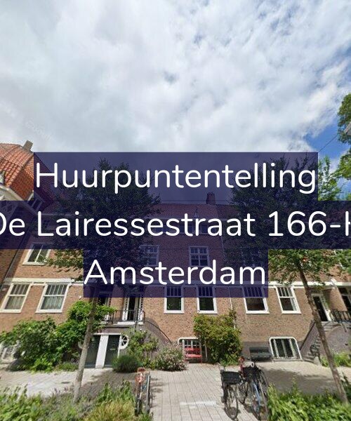 Foto gevel Huurpuntentelling voor De Lairessestraat 166-H, Amsterdam