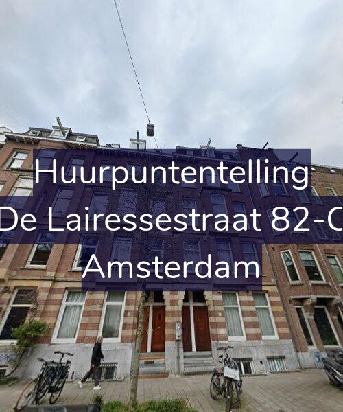 Foto gevel Huurpuntentelling voor De Lairessestraat 82-C, Amsterdam