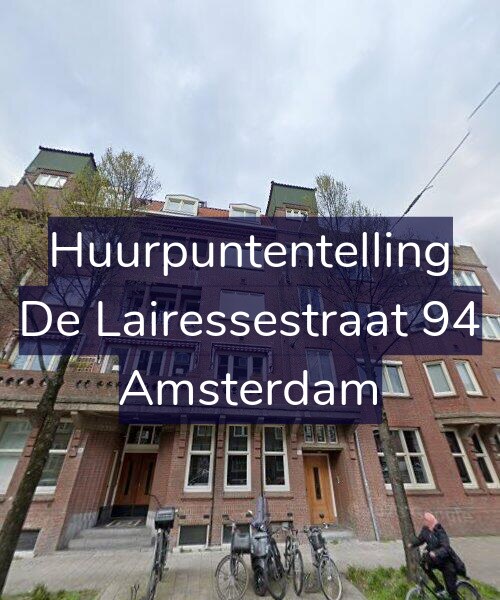 Foto gevel Huurpuntentelling voor De Lairessestraat 94, Amsterdam