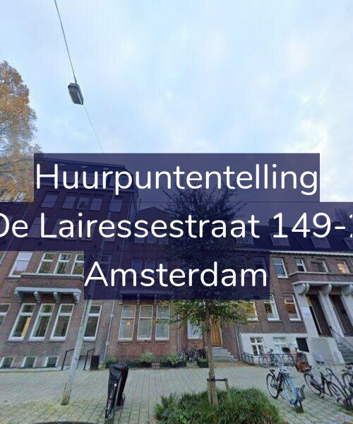 Foto gevel Huurpuntentelling voor De Lairessestraat 149-2, Amsterdam