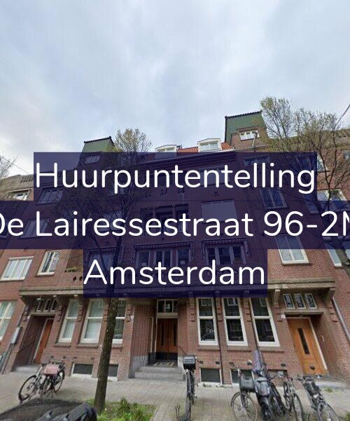 Foto gevel Huurpuntentelling voor De Lairessestraat 96-2M, Amsterdam